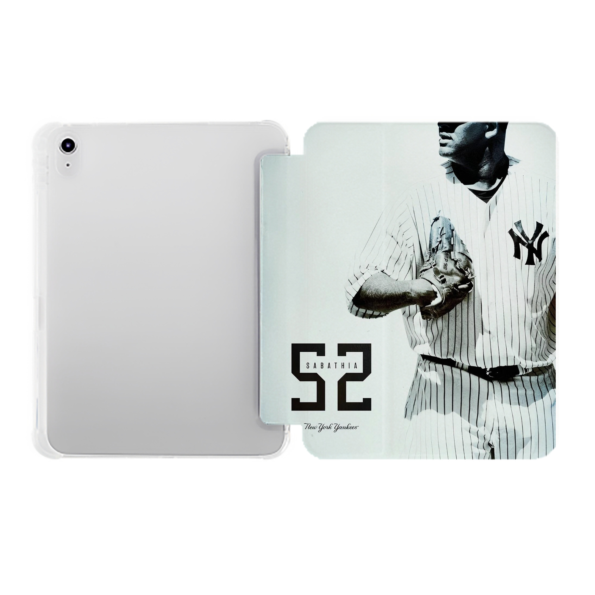 CC Sabatnia 12 Premium Tri-Fold PU Leather & Silicone IPad Case With Pencil Slot – Fits 9.5,10.5,10.9 – Adjustable Stand, Slim, Protective